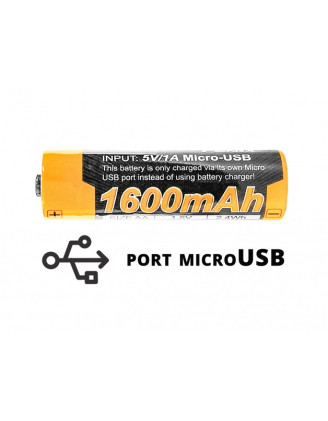 Akumulator Fenix USB ARB-L14U - 1600 mAh, 1,5 V | Skuteczność, bezpieczeństwo