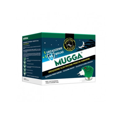 Elektrofumigator Mugga - ochrona na 45 nocy | 35 ml