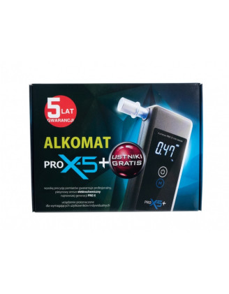 Alkomat tester trzeźwości PRO X-5 plus