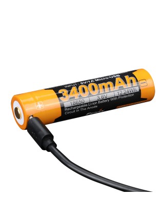 Zaskakujący i wydajny akumulator Fenix USB ARB-L18U (18650 3400 mAh 3,6 V)