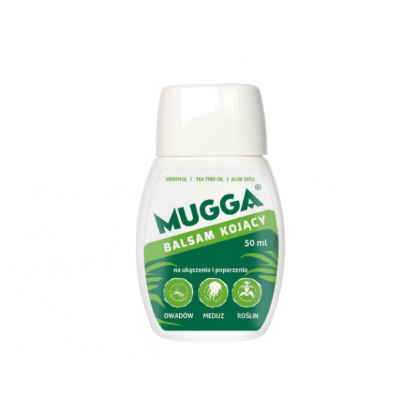 Balsam kojący Mugga na ukąszenia i poparzenia 50 ml Balsam kojący Mugga na ukąszenia i poparzenia 50 ml