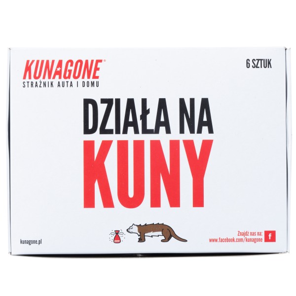 Naturalny odstraszacz Kunagone na kuny 6 - pak Naturalny odstraszacz Kunagone na kuny 6 - pak