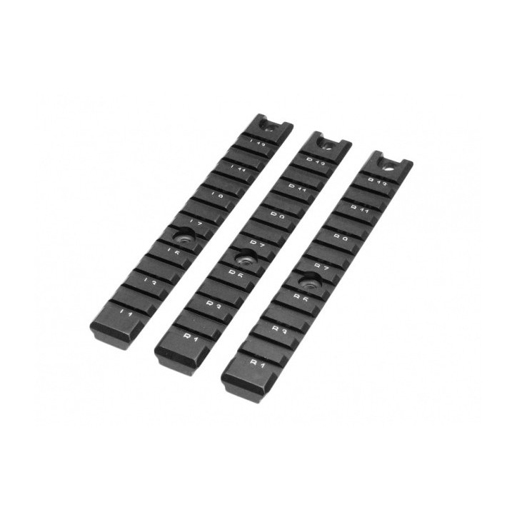 Montaż na najwyższym poziomie: Komplet szyn szyna waver Leapers Deluxe 3szt/op