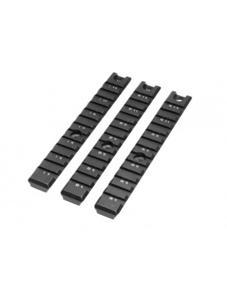 Montaż na najwyższym poziomie: Komplet szyn szyna waver Leapers Deluxe 3szt/op