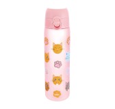 Bidon ION8 500 ml różowy z kotami Bidon ION8 500 ml różowy z kotami