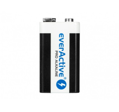 Bateria alkaliczna everActive LR9 (9V 1szt.) - wysokie napięcie i pojemność