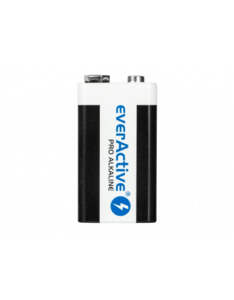 Bateria alkaliczna everActive LR9 (9V 1szt.) - wysokie napięcie i pojemność