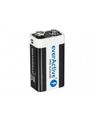 Bateria alkaliczna everActive LR9 (9V 1szt.) - wysokie napięcie i pojemność