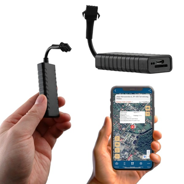 Lokalizator GPS odcięcie paliwa 8-90V MK23 Lokalizator GPS odcięcie paliwa 8-90V MK23