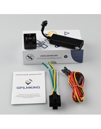 Lokalizator GPS odcięcie paliwa 8-90V MK23