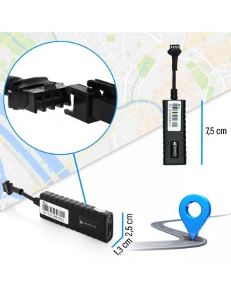 Lokalizator GPS odcięcie paliwa 8-90V MK23