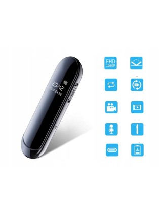 Mini kamera szpiegowska V8 dyktafon 64GB Full HD LCD