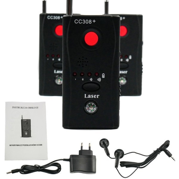 Wykrywacz podsłuchów i kamer CC-308+ Wykrywacz podsłuchów i kamer CC-308+