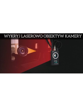 Wykrywacz podsłuchów i GPS DM-K18 ( Pluskwy, lokalizatory oraz kamery WI-FI )