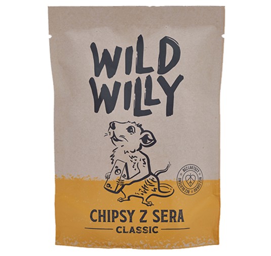 Chipsy z sera twardego dojrzewającego Wild Willy 50 g