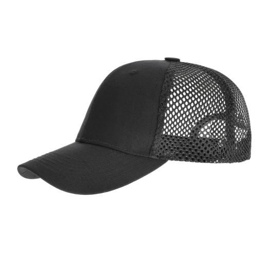 Czapka męska M-Tac z daszkiem siatka Flex Rip-Stop, czarna S/M