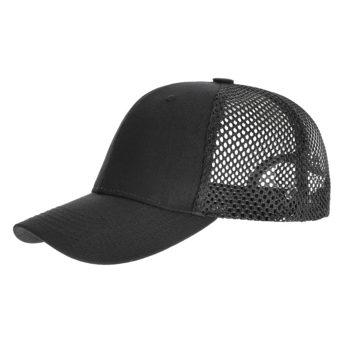 Czapka męska M-Tac z daszkiem siatka Flex Rip-Stop, czarna S/M