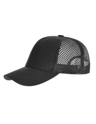 Czapka męska M-Tac z daszkiem siatka Flex Rip-Stop, czarna S/M
