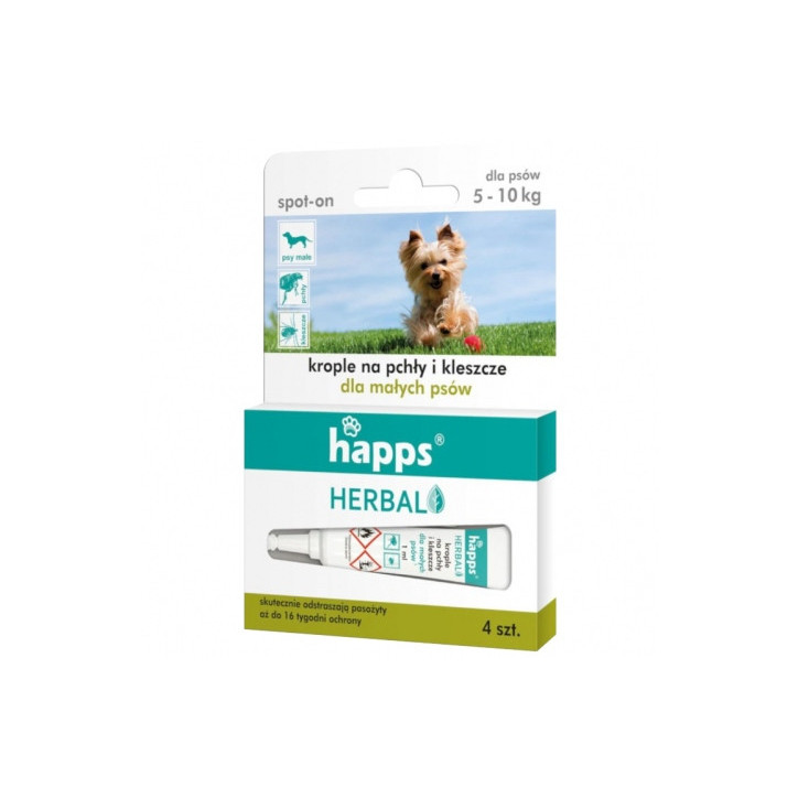 Krople Happs - Skuteczna ochrona przeciw pchłom i kleszczom!