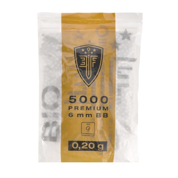 Kulki ASG Elite Force Premium Bio 0,2 g 6 mm 5000 szt. Kulki ASG Elite Force Premium Bio 0,2 g 6 mm 5000 szt.