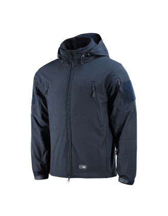 Kurtka M-Tac Soft Shell z podpinką granatowa XL