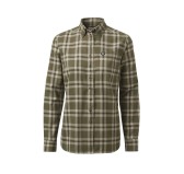 Koszula damska Chevalier Teal Light Flannel Olive Green Checked 38