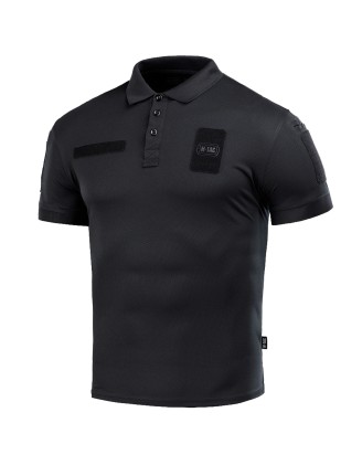 Koszulka polo męska M-Tac Elite Tactical Coolmax czarna XL