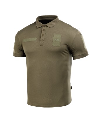 Koszulka polo męska T M-Tac Elite Tactical Coolmax oliwkowa L