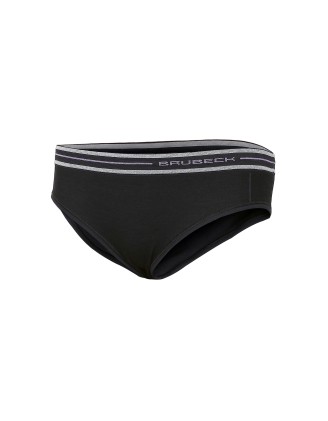 Majtki hipster Brubeck ACTIVE WOOL damskie czarne L