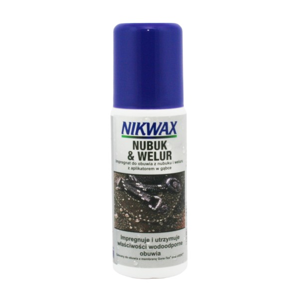 Nikwax NI-04 impregnat nubuk/welur gąbka 125 ml Nikwax NI-04 impregnat nubuk/welur gąbka 125 ml