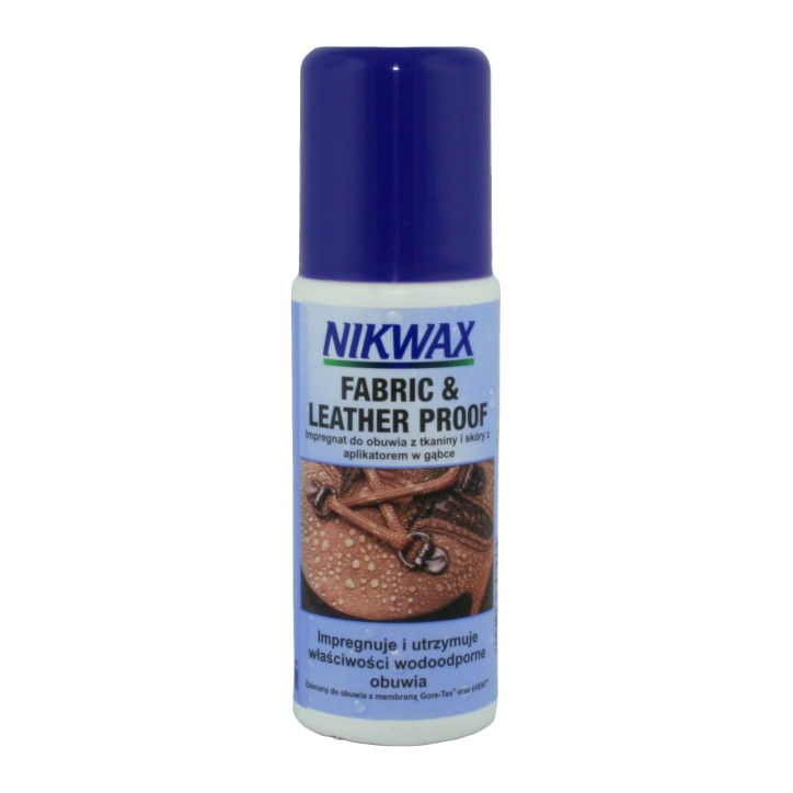 Nikwax NI-05 impregnat skóra/tkanina gąbka 125 ml