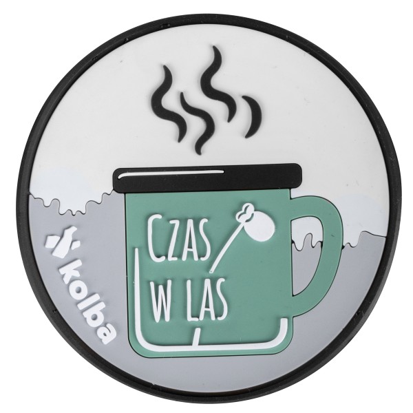 Naszywka Patch Kolba „Czas w las” kubek Naszywka Patch Kolba „Czas w las” kubek