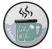 Naszywka Patch Kolba „Czas w las” kubek Naszywka Patch Kolba „Czas w las” kubek