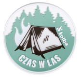 Naszywka Patch Kolba „Czas w las” namiot Naszywka Patch Kolba „Czas w las” namiot