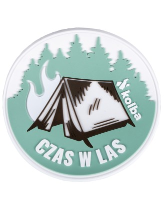 Naszywka Patch Kolba „Czas w las” namiot