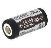 Akumulator XTAR 16340 / R-CR123 3,7V Li-ion 650mAh z zabezpieczeniem Akumulator XTAR 16340 / R-CR123 3,7V Li-ion 650mAh z zabezpieczeniem
