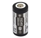 Akumulator XTAR 16340 / R-CR123 3,7V Li-ion 650mAh z zabezpieczeniem Akumulator XTAR 16340 / R-CR123 3,7V Li-ion 650mAh z zabezpieczeniem