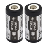Akumulator XTAR 16340 / R-CR123 3,7V Li-ion 650mAh z zabezpieczeniem Akumulator XTAR 16340 / R-CR123 3,7V Li-ion 650mAh z zabezpieczeniem