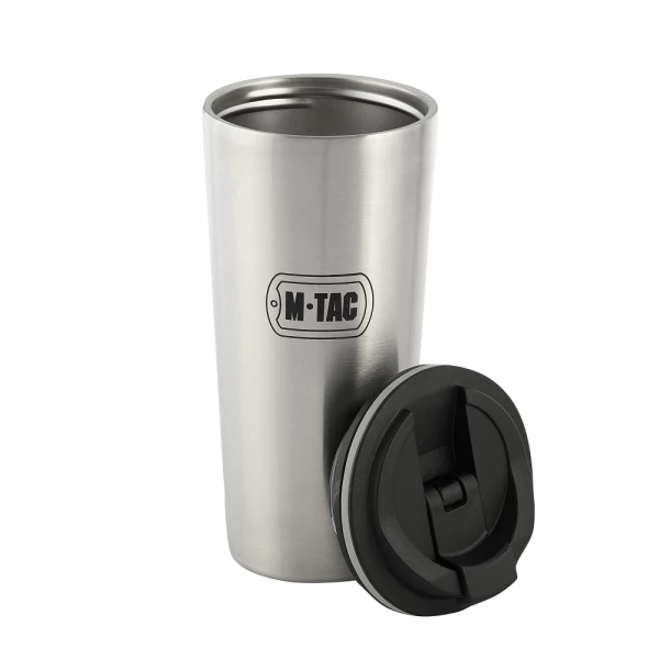 Kubek Termiczny M-Tac z zaworem 450 ml stal nierdzewna Kubek Termiczny M-Tac z zaworem 450 ml stal nierdzewna