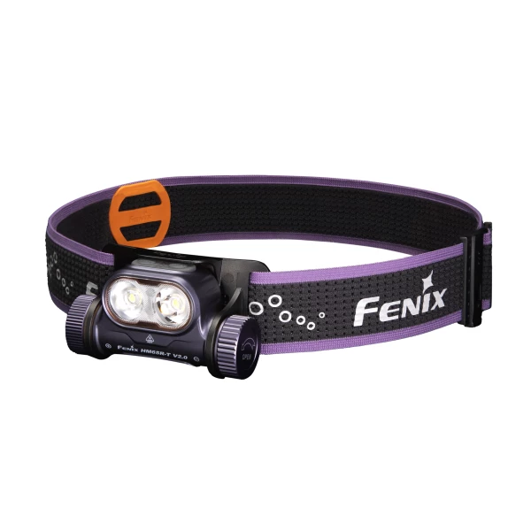 Latarka czołowa Fenix HM65R-T V2.0 ciemnofioletowa Latarka czołowa Fenix HM65R-T V2.0 ciemnofioletowa