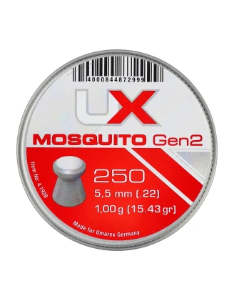 Śrut diabolo UX Mosquito Gen 2. 5,5 mm 250 szt.
