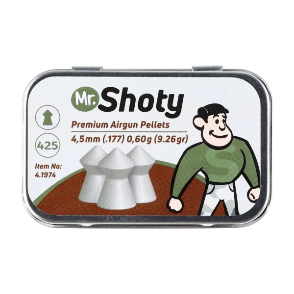 Śrut szpic Mr. Shoty 4,5 mm 0,60 g 425 szt. Śrut szpic Mr. Shoty 4,5 mm 0,60 g 425 szt.