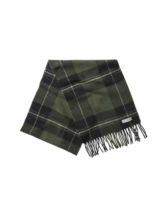 Szalik Chevalier Pendley Wool Scarf Check Dark
