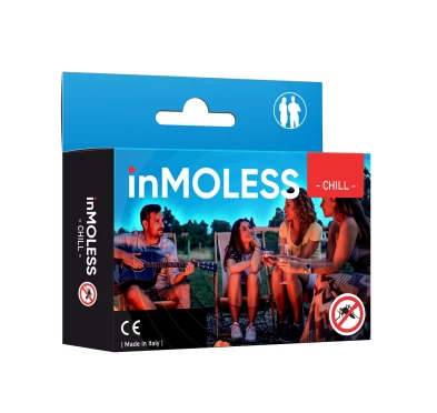 Inmoless Chill - Ultradźwiękowy Odstraszacz Komarów | Bezpieczna Ochrona
