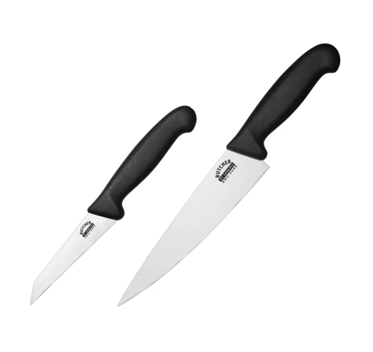 Samura Butcher - Zestaw 2 Noży Kuchennych | Profesjonalne Noże