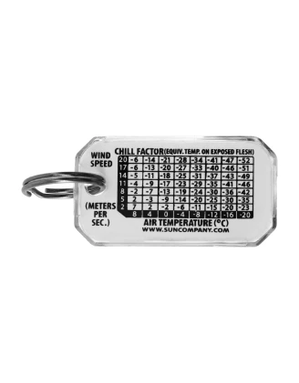 Brelok z termometrem i kompasem Sun Co. Therm-O-Compass Neon zielony
