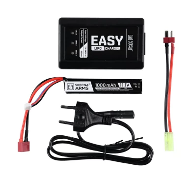 Specna Arms Ładowarka Easy & Akumulator 11.1V 1000mAh - Zestaw ASG