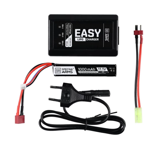 Specna Arms Ładowarka Easy & Akumulator 11.1V 1000mAh - Zestaw ASG