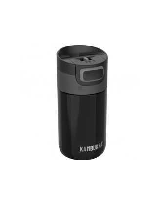 Kubek termiczny Kambukka Etna 300 ml Pitch Black - stylowo trzymaj ciepło!