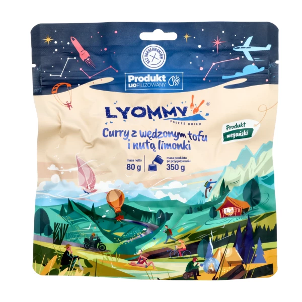Lyommy Curry z Tofu i Limonką 80g (350g po przyrządzeniu)